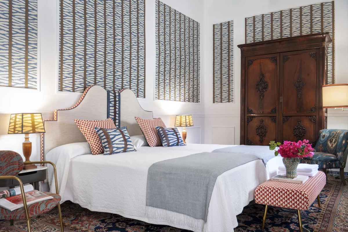 Axataf Luxury Double Room, Hotel Cortijo Torre de la Reina, Seville, Andalusia, Spain