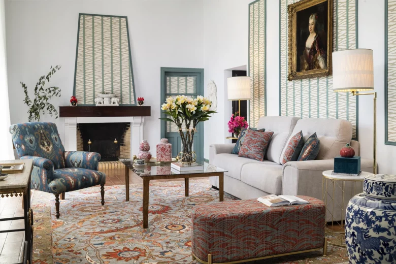 Maria de Molina Suite, Living Room, Hotel Cortijo Torre de la Reina, Seville, Andalusia, Spain